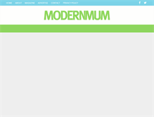 Tablet Screenshot of modernmum.co.uk